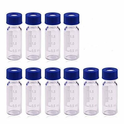 Setti del silicone di Vial Tight 20mmWhite Ptfe del vetro borosilicato