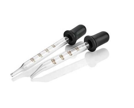 Chiaro vetro cosmetico Vial Dropper degli oli essenziali 1ml ND18