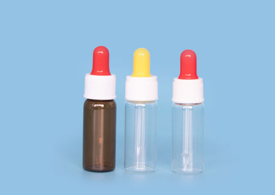 Bottiglie farmaceutiche del contagoccia di occhio 5ml del quadrato piano elaborato