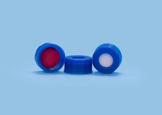 Cappucci farmaceutici di plastica della fiala di Hplc dell'iniezione blu PTFE