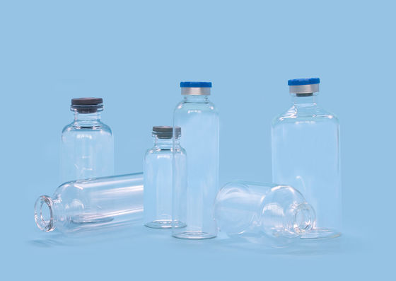 Bottiglia di vetro borosilicato a bassa percentuale di sale di timbratura calda di ampolla SFDA