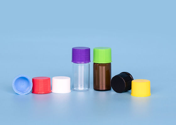 Fiale di vetro tubolari di GASCROMATOGRAFIA 8mm della farmacia colorate collo stretto