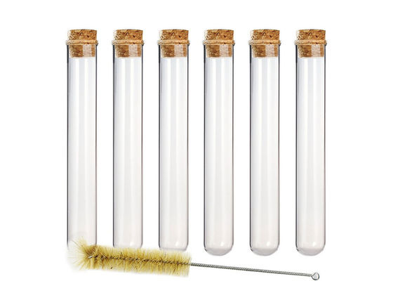 Tubo di vetro basso del borosilicato 12mm di Tranparant del cappuccio di plastica